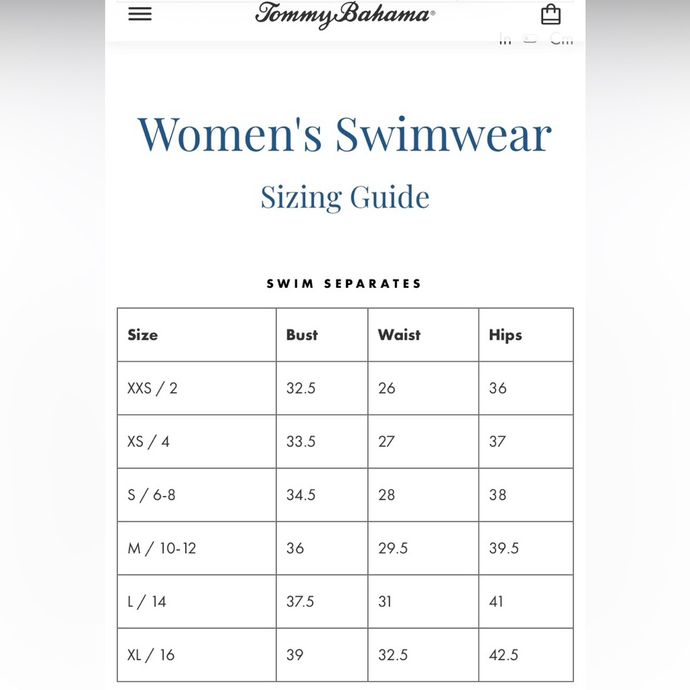 Tommy Bahama tankini set size large(14) - Picture 9 of 9